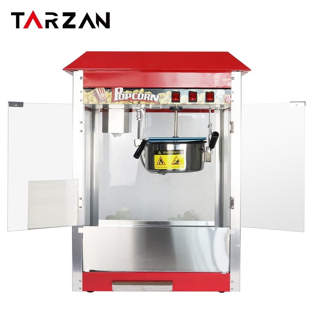 High efficiency metal caramel popcorn machine cinema  maker popcorn making machine