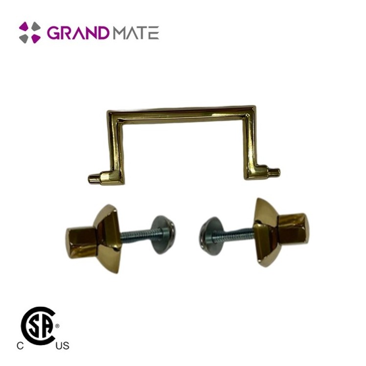 Furniture hardware rustic brass door handle pulls