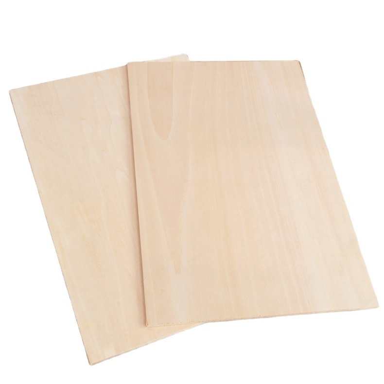 3mm Factory Wholesale Price Basswood board for Laser Engraving Die Board Poplar Craft Laser Cut Plywood