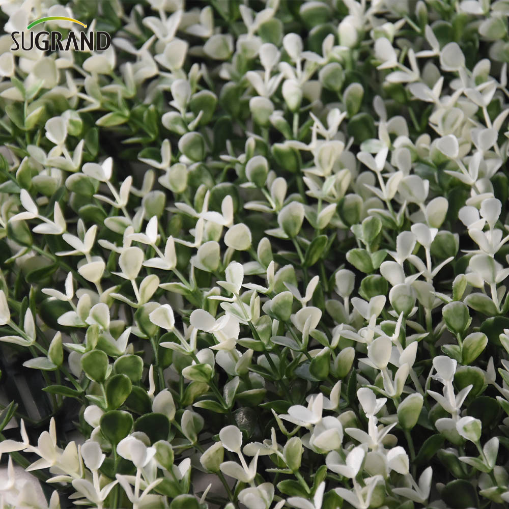 Good quality factory directly  selling plastic grass wall covering artificial leaf mat for garden