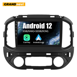 GRANDNAVI 2din 9inch Android Car Radio GPS Navigation BT Call Touch Screen  FM Car Radio For Chevrolet Colorado/GMC CANYON 2015