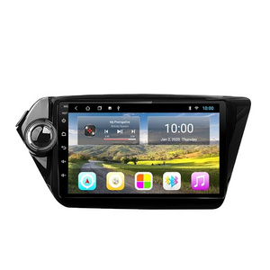 1+16G 2 din Android 9.0 car DVD player for KIA RIO 3 4 2011 2012 2013 2014 radio recorder Gps WIFI usb DAB+ 2DIN