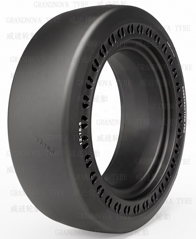 Factory Direct Sale smooth and slick pattern skidder Solid Tire 30X10-16 31X10-20 33X10-20 tyre