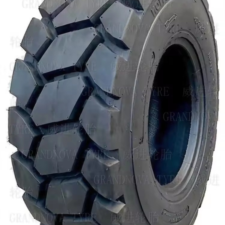 Hot sale solid skid steer tire  10-16.5 12-16.5 14-17.5 15-19.5 loader tires