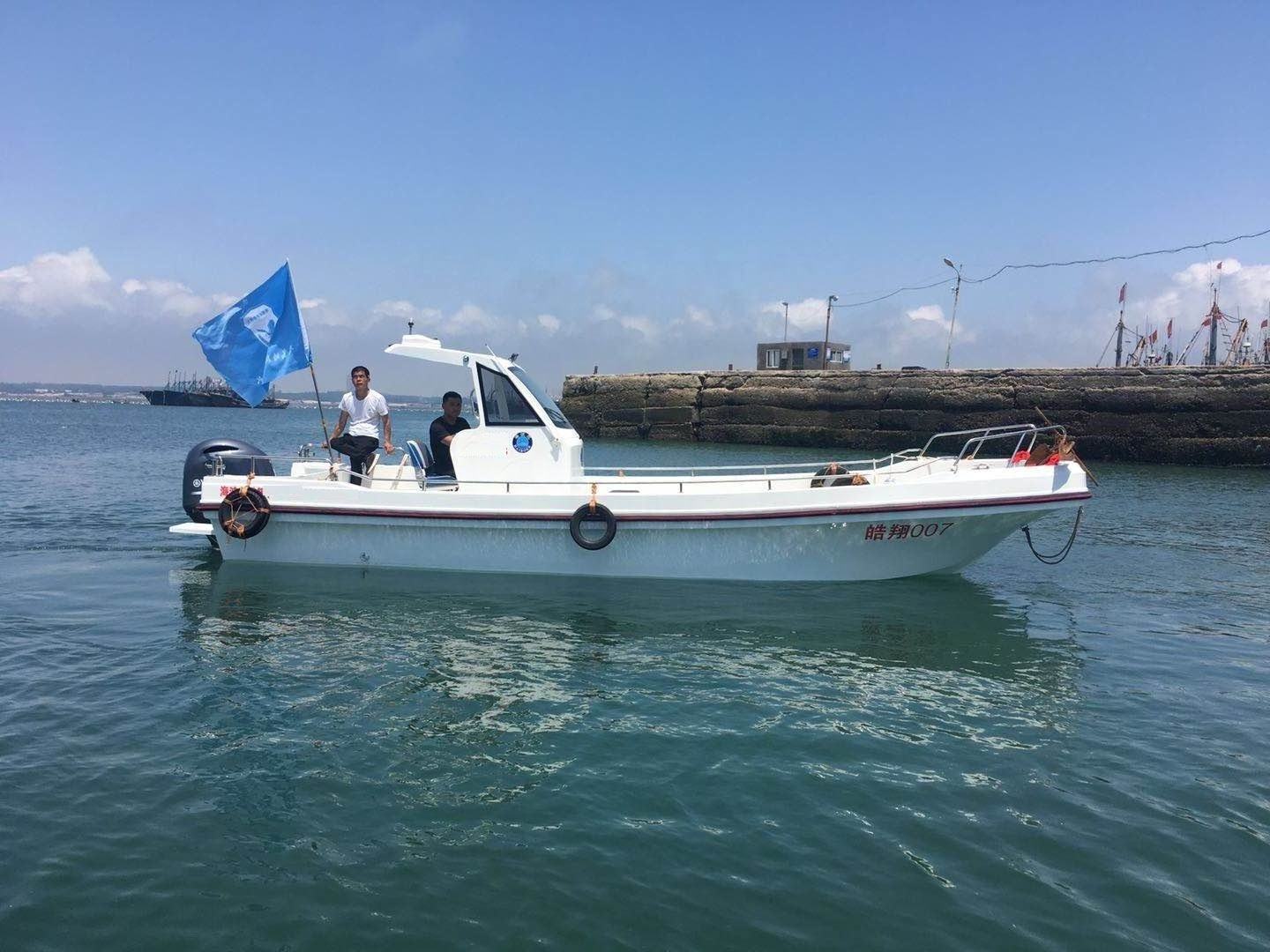 Grandsea 26ft Center Console Pleasure Fishing Panga Boat with Hard Top for sale