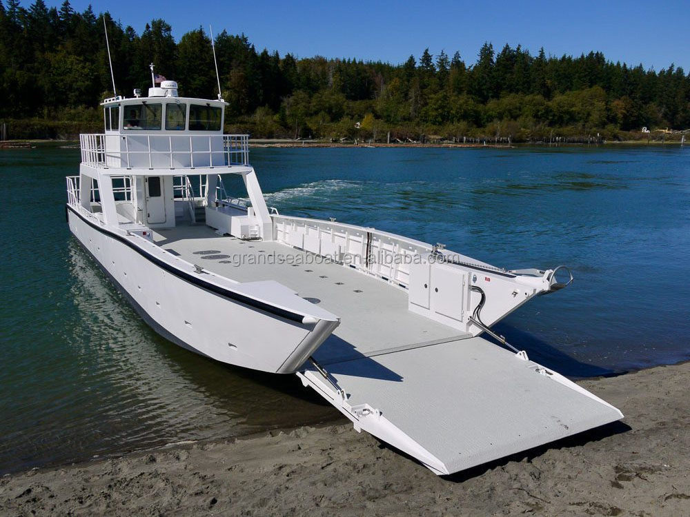 Length 20m Aluminum Landing craft Ferry barge Boat for Sale