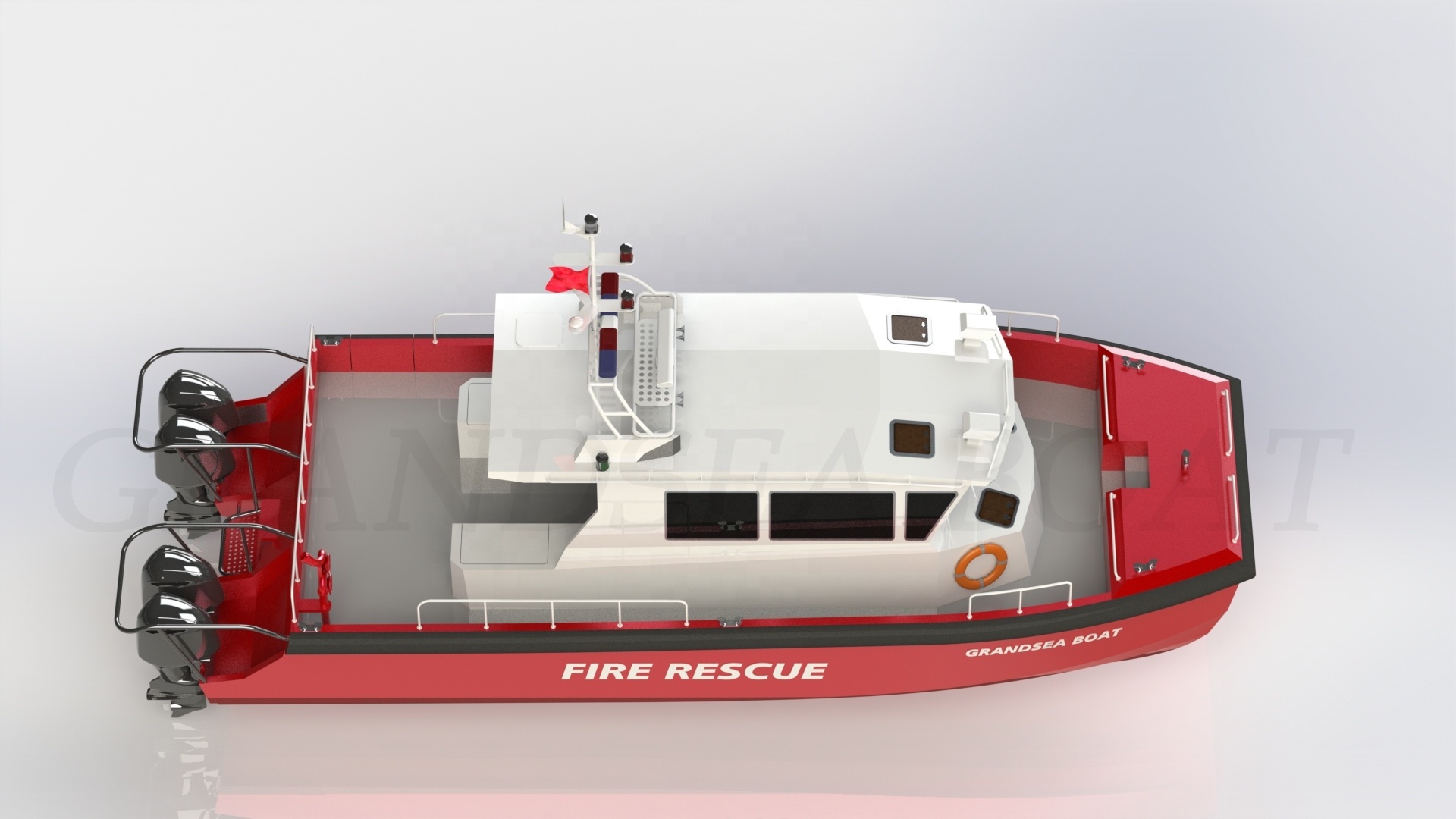 Grandsea 43 foot Aluminum Coast Guard Search and Rescue Boat for sale in nigeria