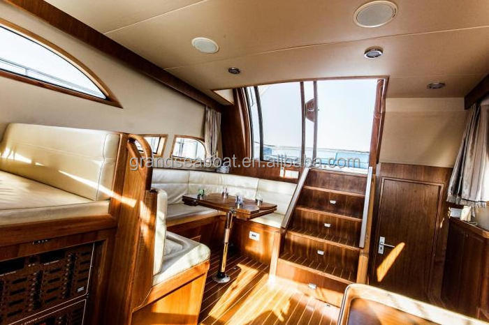 Grand sea fiberglass yacht luxury boat cabin cruiser for sale