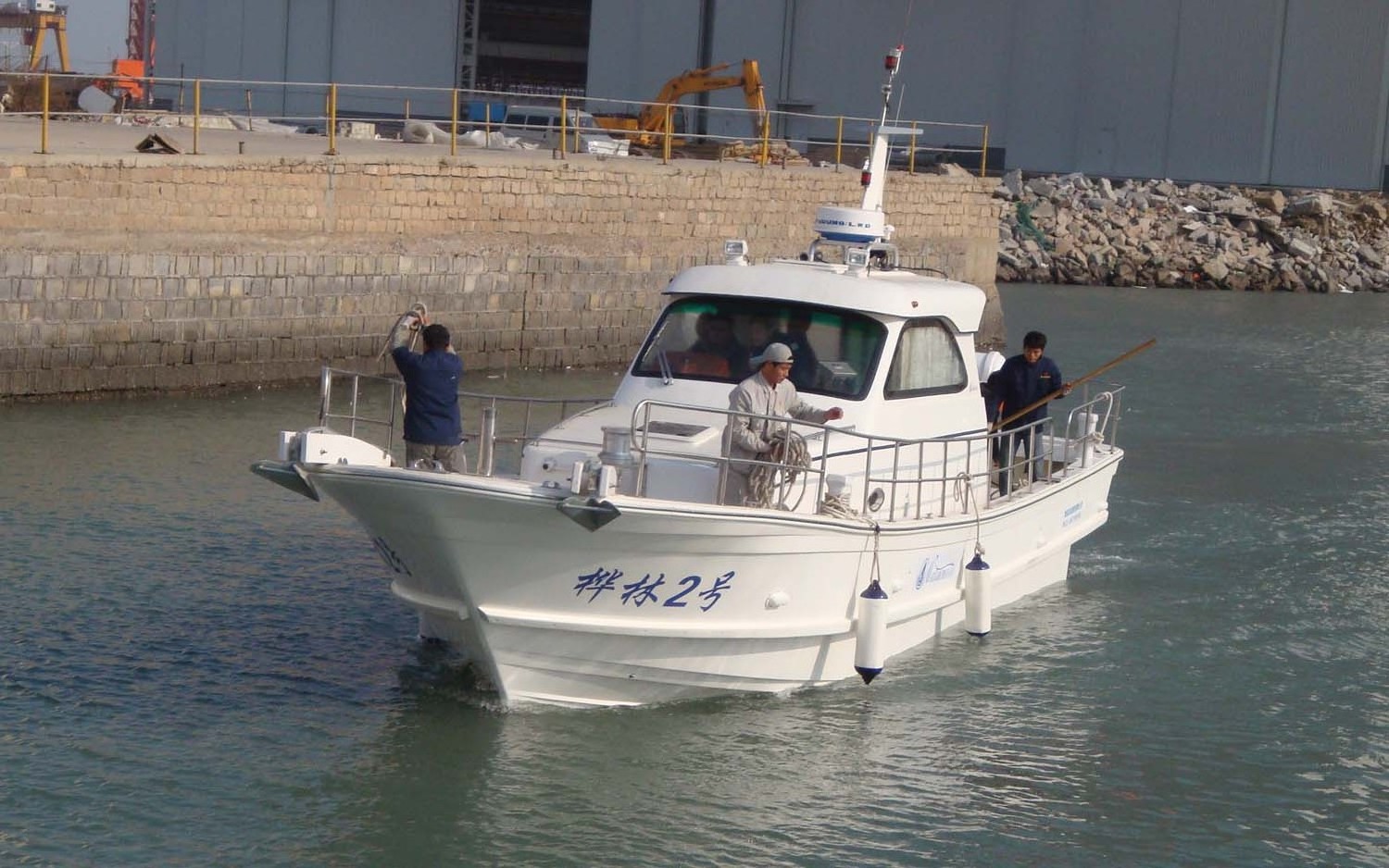 Grandsea 17m Fiberglass Commercial Trawler Fishing Vessel for sale