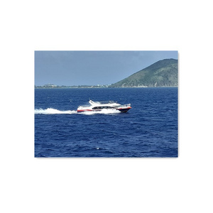 Aluminum Hull and Fiberglass Superstructure Material High Speed Jet Passenger Boat