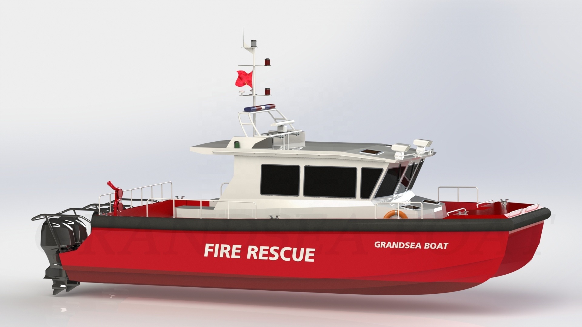 Grandsea 43 foot Aluminum Coast Guard Search and Rescue Boat for sale in nigeria