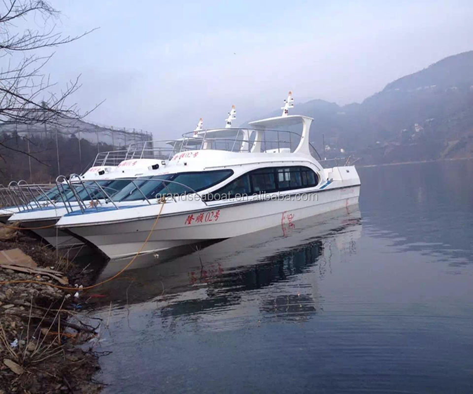 Good Quality 45seats Fiberglass Inboard Passenger Ferry Crew Boat for sale