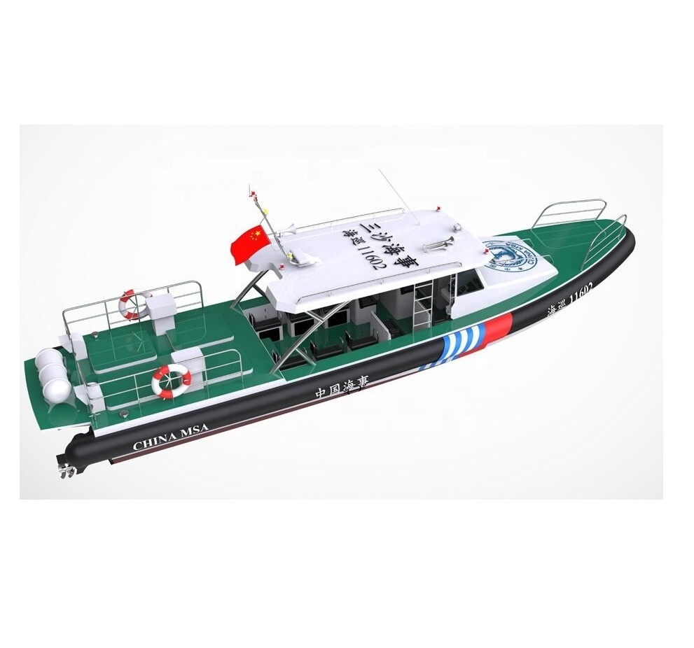 Grandsea 40ft Aluminum speed patrol boat for sale Government use Coast Guard boat