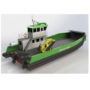 Grandsea 18m Aluminum Small Work Barge Boat for sale