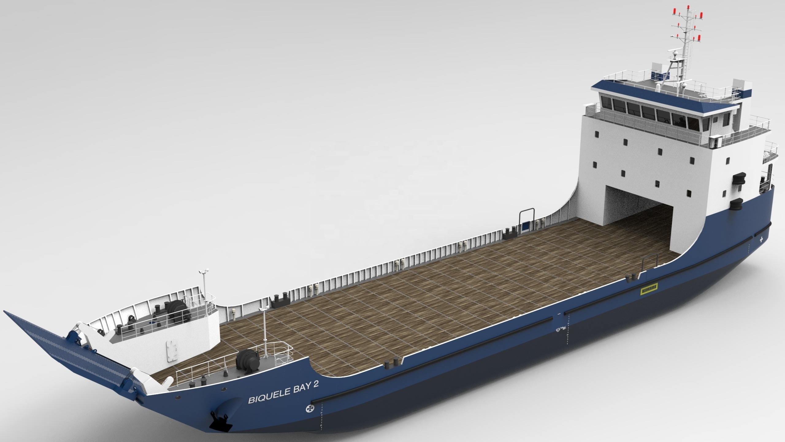 Grandsea 65m LCT Cargo RORO Landing Craft Boat for sale