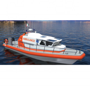 Grandsea 38ft high speed rescue ambulance boat Fiberglass boat for sale