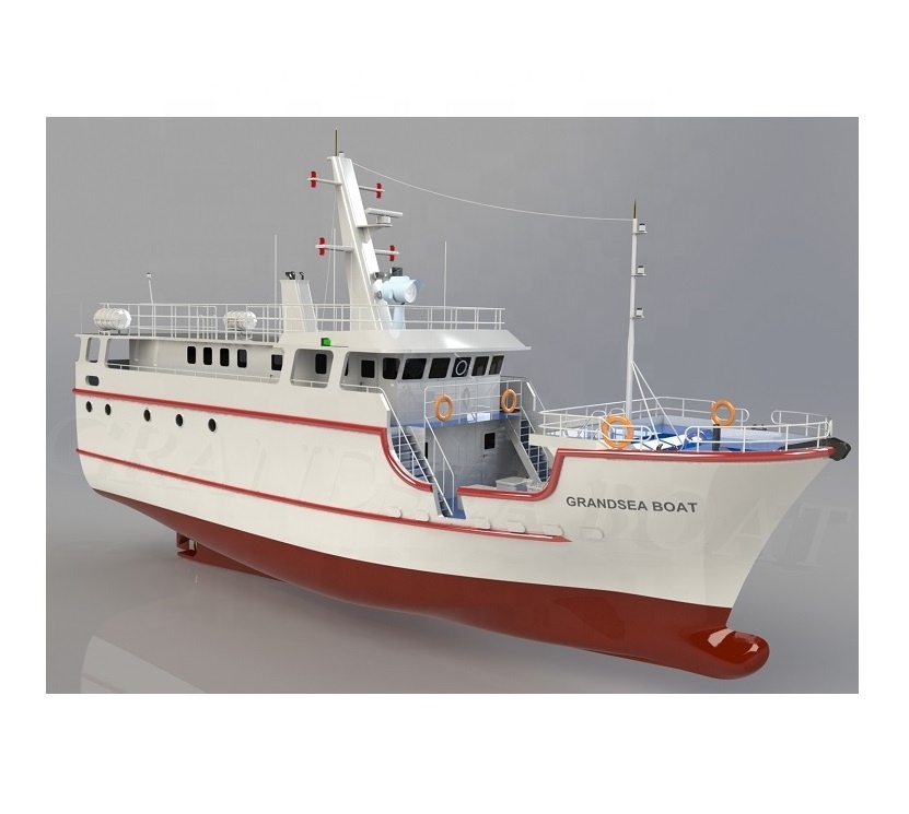 Grandsea 85ft/26m fishing steel boat customized work ship for sale tuna boat with freezer