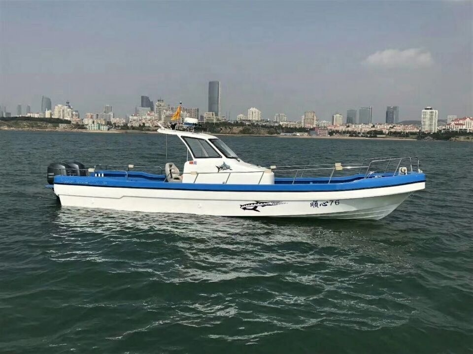 9.6m Fiberglass Panga Fishing vessel boat for sale