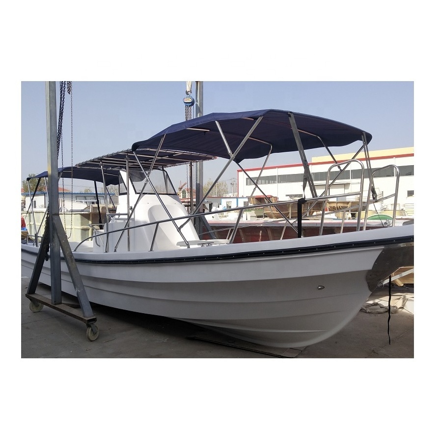 26ft Fiberglass Panga Fishing Canopy boat for sale