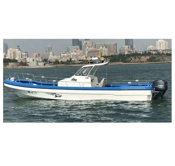 9.6m Fiberglass Panga Fishing vessel boat for sale