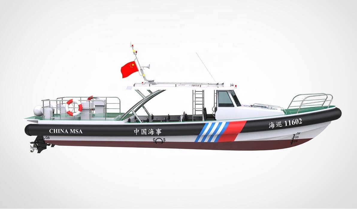 Grandsea 40ft Aluminum speed patrol boat for sale Government use Coast Guard boat