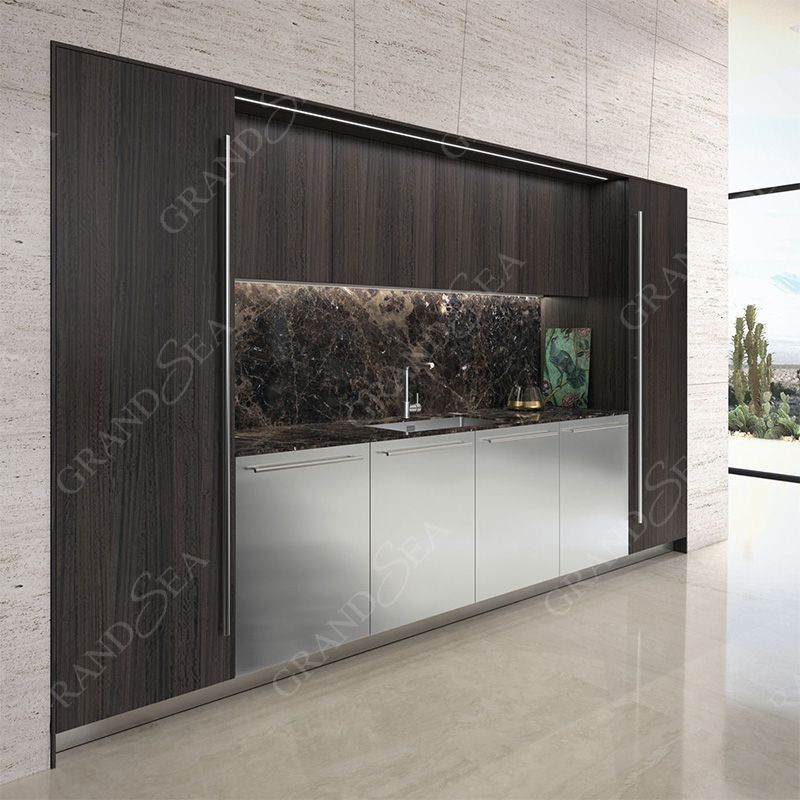 Wholesale customization modern kitchen cabinet set stainless steel kitchen cabinet furniture kitchen wall cabinets