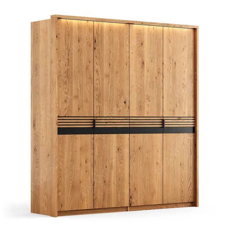 Modern Free Standing Secret Bedroom Wood Wardrobe Cabinet Pvc Closet Wardrobe Design With Drawers