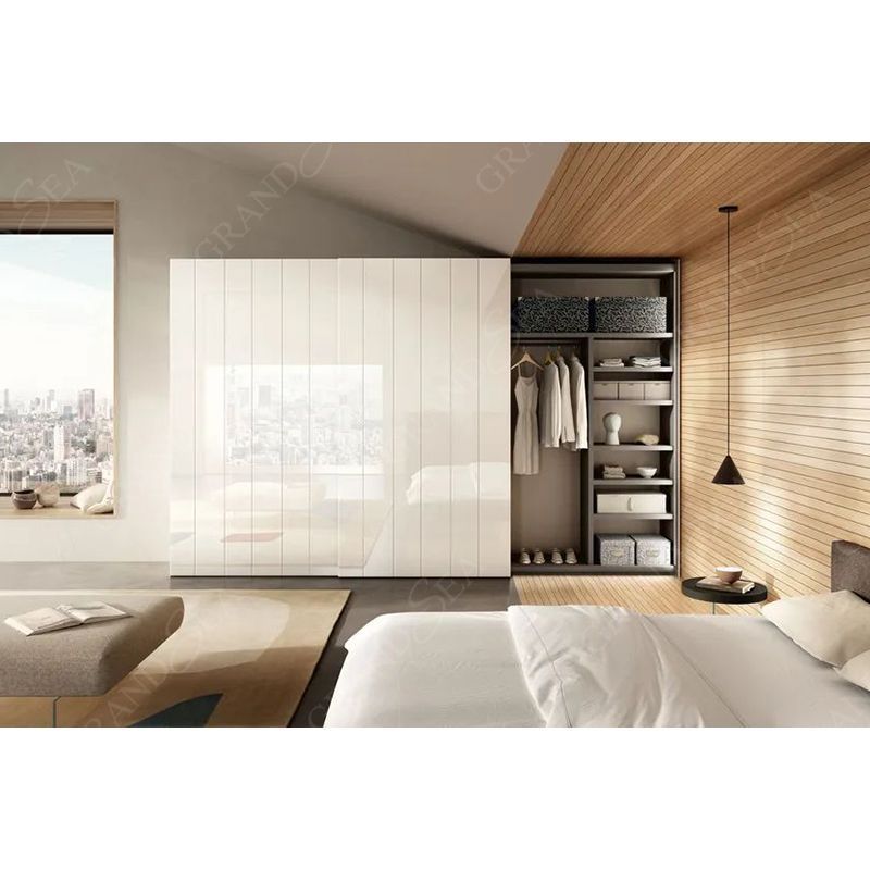 Modern Bedroom Furniture Design Armoire Custom Sliding Door Wardrobe Closet