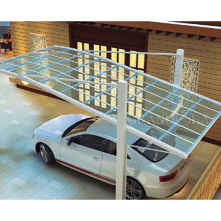 Factory price Single car cover shelter ten carport double shed Aluminium carport for car parking garage canopy