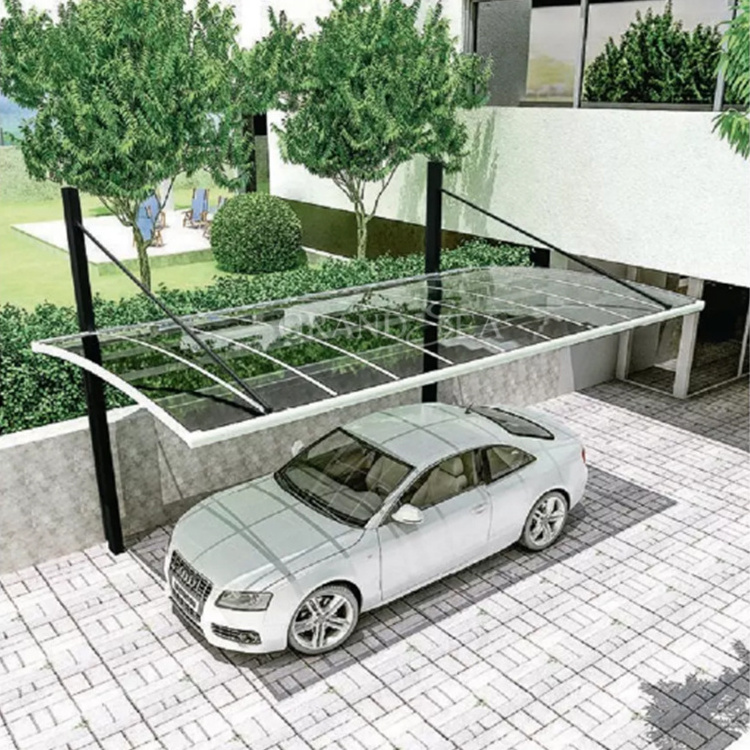 Custom home use modern aluminium car parking shed carports used metal carports sale