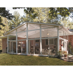 Customizable sunroom small lean to terrarium conservatory cheap prefabricated vertical solarium