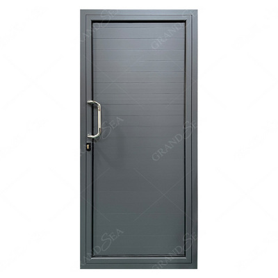 Chinese supplier anti rust waterproof aluminum alloy panel  security door interior swing aluminium bathroom door casement door