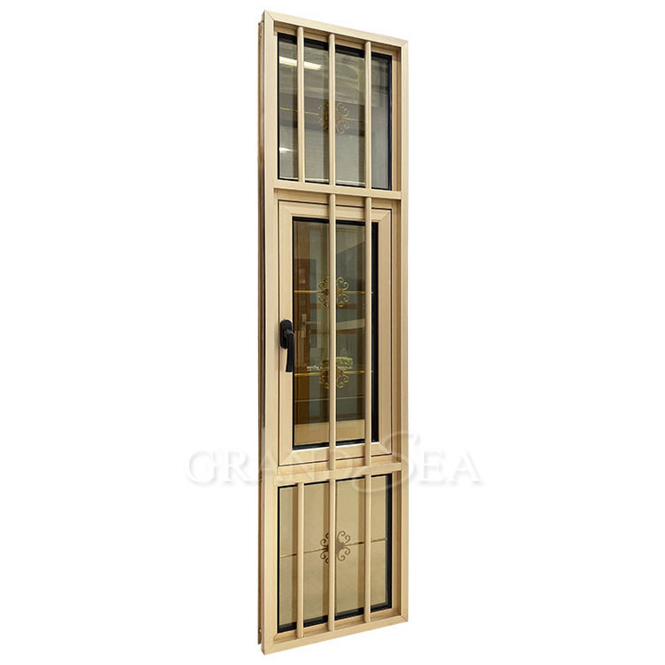 Hot Explosions Design High Quality Hardware Accessories Black Aluminum Alloy Double Open Casement Window fenster