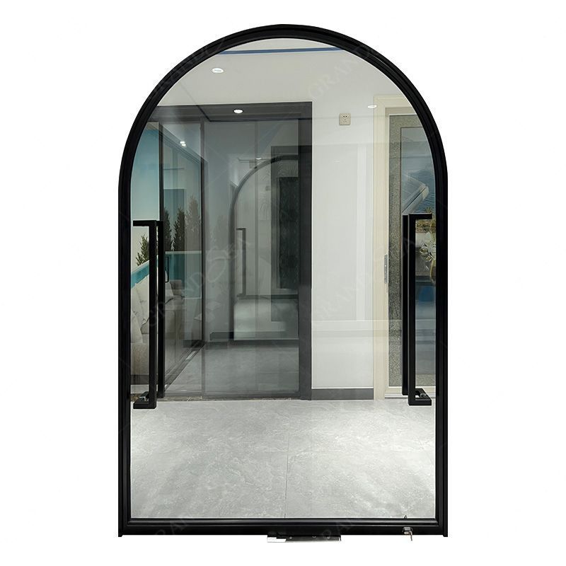 Modern Residential Interior French Pivot Front Doors Outdoor Pivot Door Bedroom internal Arched 24 Inch Pivot Glass Door