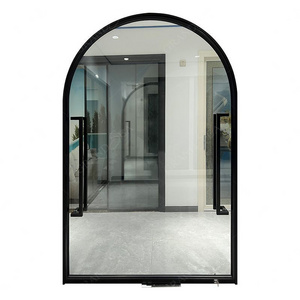 Modern Residential Interior French Pivot Front Doors Outdoor Pivot Door Bedroom internal Arched 24 Inch Pivot Glass Door