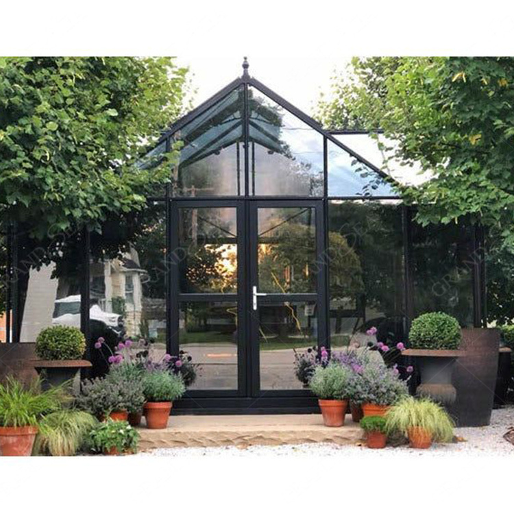 Custom classic house glass window sunrooms glass houses aluminium outdoor glass garden room