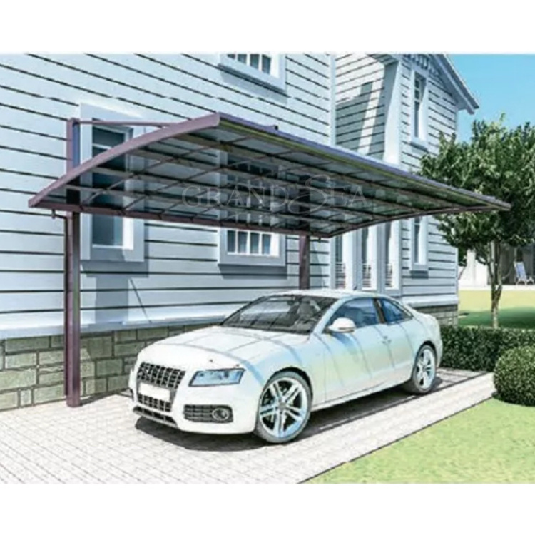 10 x 30 Customized Aluminum Frame Material Garages Canopies outdoor sun shade Carports for car single Type Car Garage Shelter