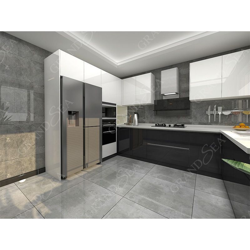 Custom Make High Gloss Modern Lacquer Kitchen Cabinet