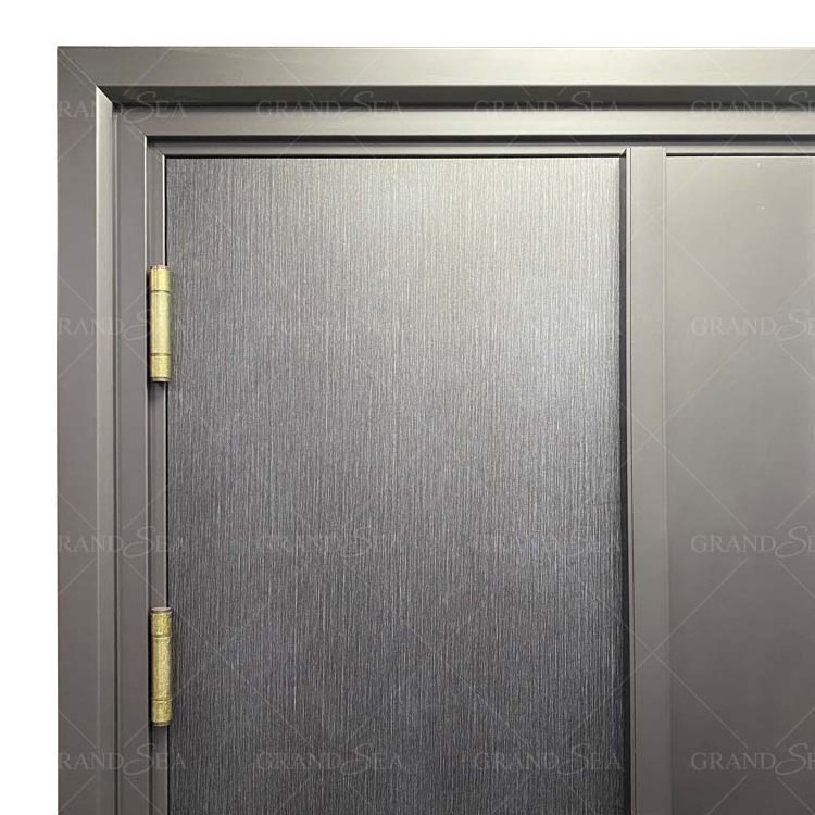 Philippines Price Customized Size One And Half Door Fire Rated Entrance Turkish Heavy Metal Steel Door