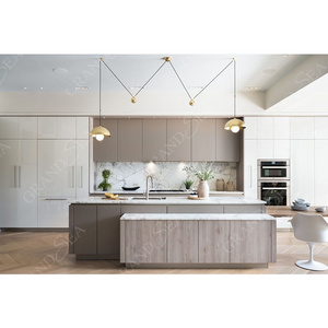 Wholesale Kitchen Cabinets USA Modern Shaker Style Cherry OAK Solid Wood for Kitchen Cabinets