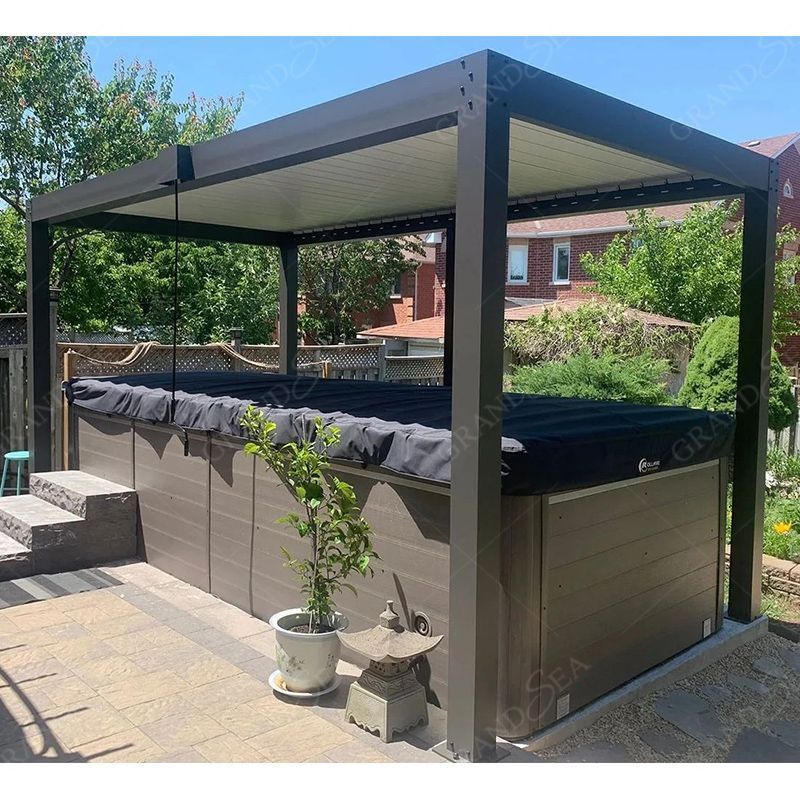 Dossel & gazebo & pergola x mirador pergola 5x4 5x5 aluminum pergola bois parts outdoor pergola electrical gazebo louver pergola