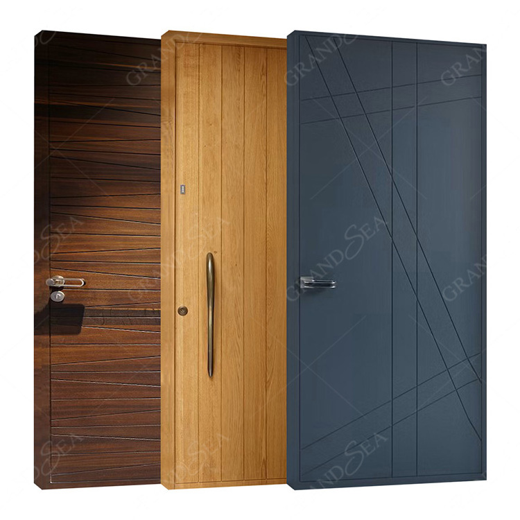 Cheap Price Customized Modern Waterproof Internal Bedroom Wpc MDF Interior Doors Skin Wood Door