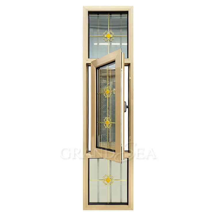 Hot Explosions Design High Quality Hardware Accessories Black Aluminum Alloy Double Open Casement Window fenster