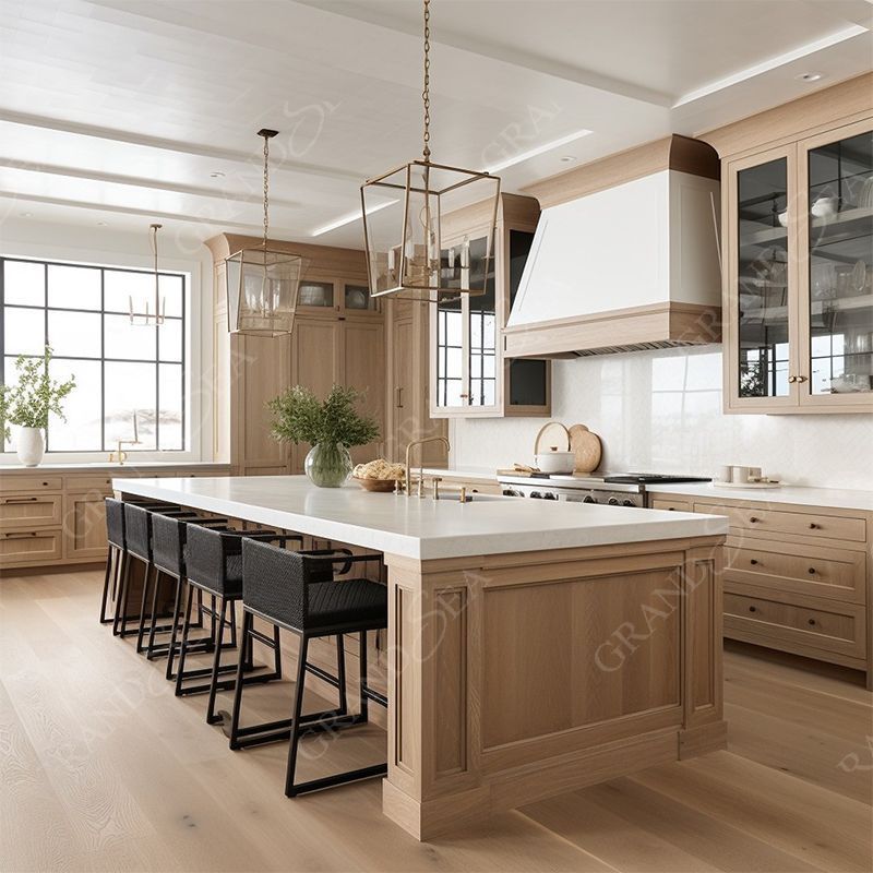 Wholesale Custom Designs Solid Wood Classic Kitchen Cabinets