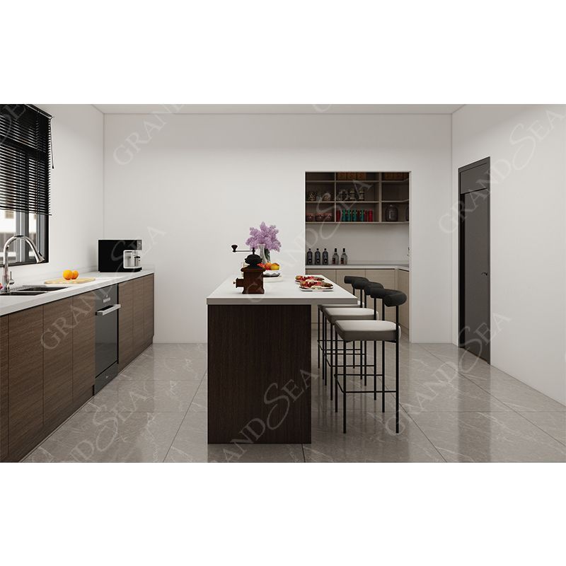 Modern European Style MDF Customized Wood Shaker Kitchen Cabinets with Best Hardware Plywood Carcase and Essential Accessories