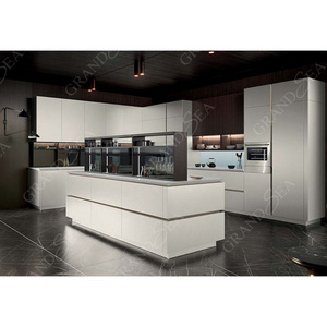 New Design White Color Kitchen Cabinets Dubai Storage Cabinet for Kitchen