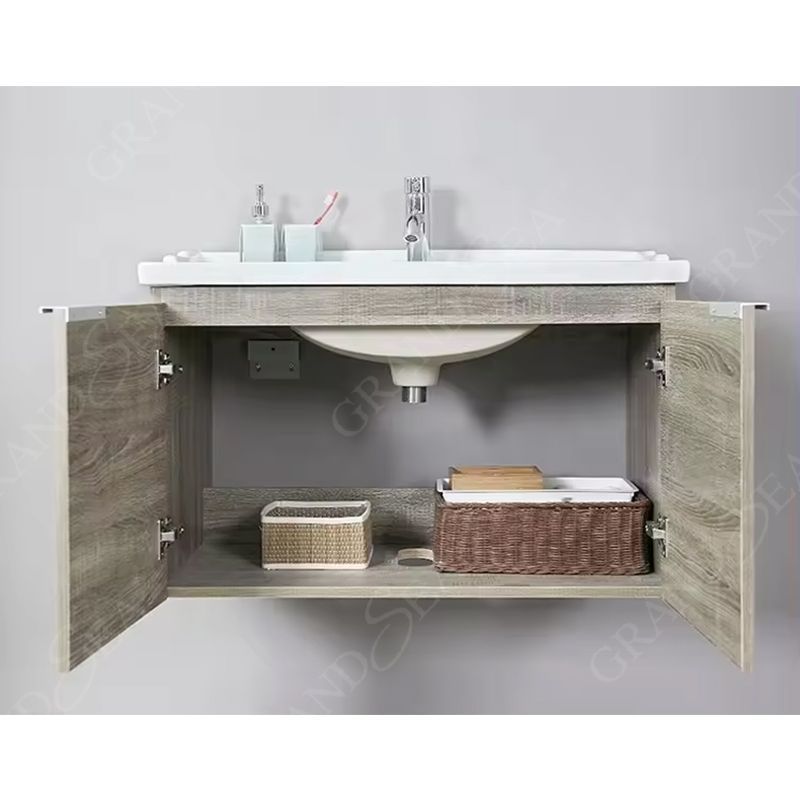 Modern style bathroom vanity cabinets with light for home/hotel