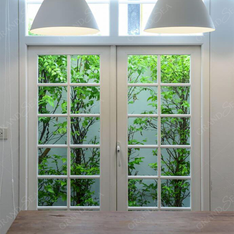 Arched Designs Window Casement Glass PVC Windows Hot Insulation Waterproof Lattice Grid Window