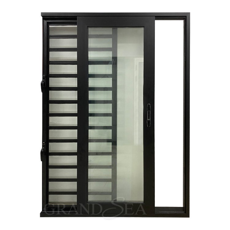 Grandsea Hot Selling Exterior Residential Silent Sliding Glass Entry Door Interior Bathroom Waterproof Glass Sliding Door