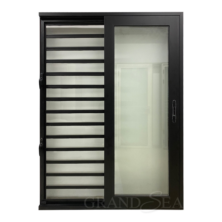 Grandsea Hot Selling Exterior Residential Silent Sliding Glass Entry Door Interior Bathroom Waterproof Glass Sliding Door